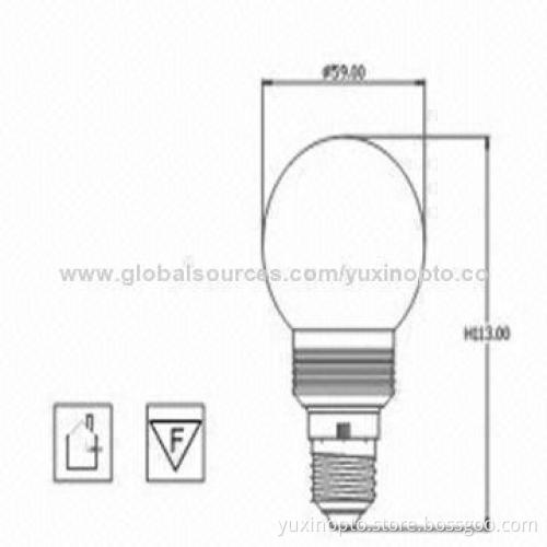 3W RGB Dimmable LED Bulb